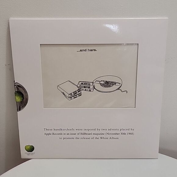 Turnbull & Asser The Beatles It's Here Silk Pocket Square - Picture 3 of 6